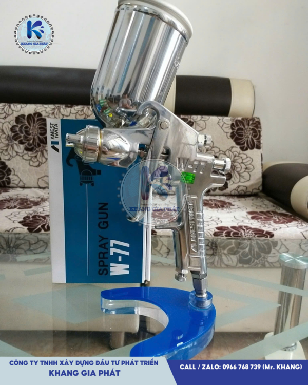 Súng Phun Sơn Vít Tule Anest Iwata W-77 Chính Hãng